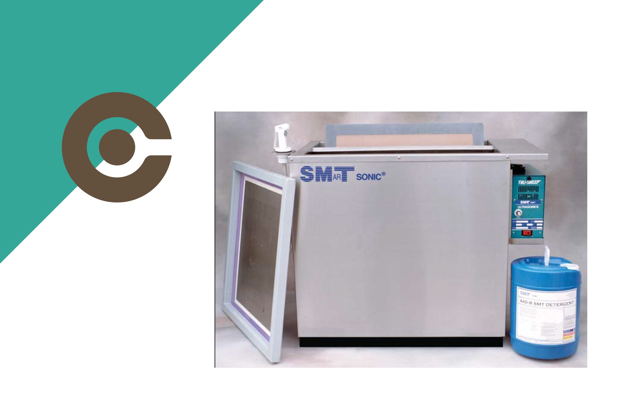 Semi automatic stencil cleaners for solder paste stencil cleaning